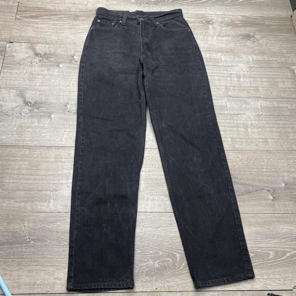 Levi's Jeans 512 Slim Fit‎ Straight Leg Womens 10 Black Cotton Vintage High Rise